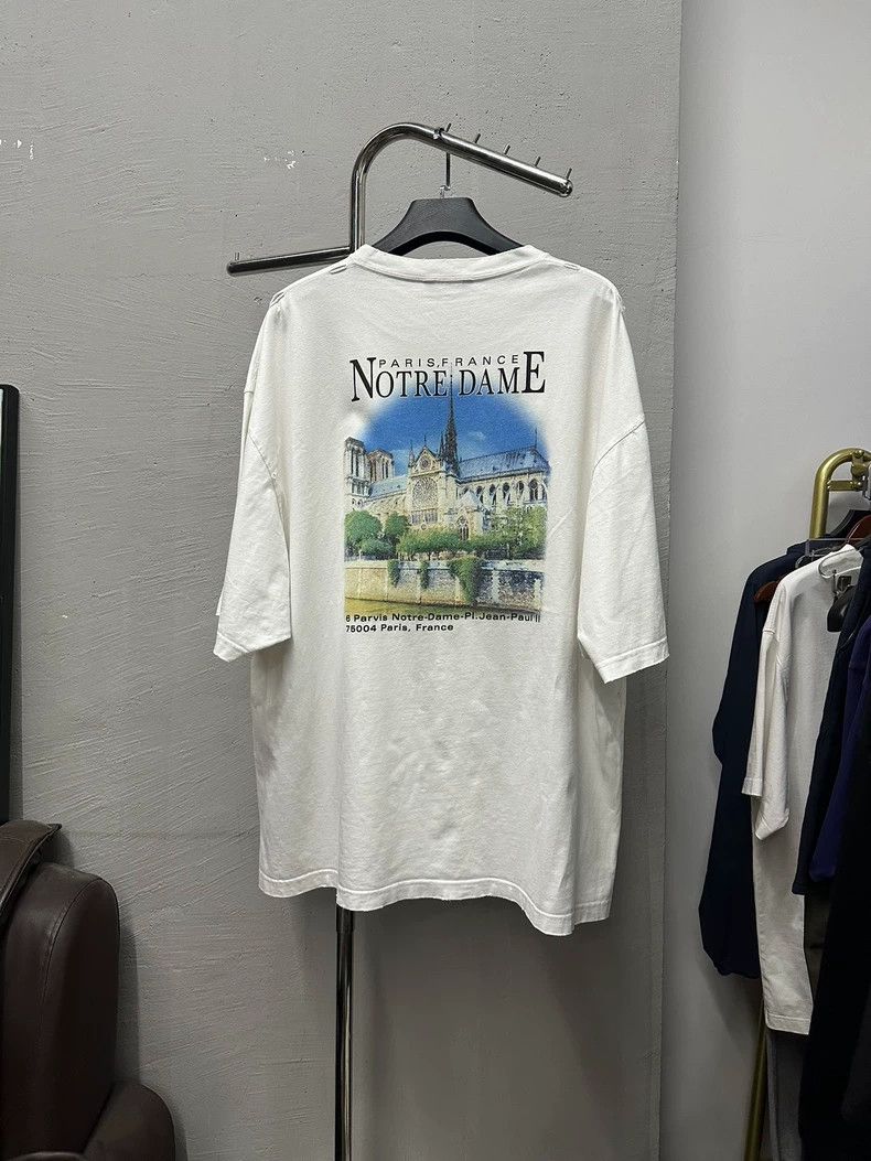 Balenciaga Balenciaga Double-sided Church Print T-shirt - dmc Size US XS / EU 42 / 0 - 4 Thumbnail