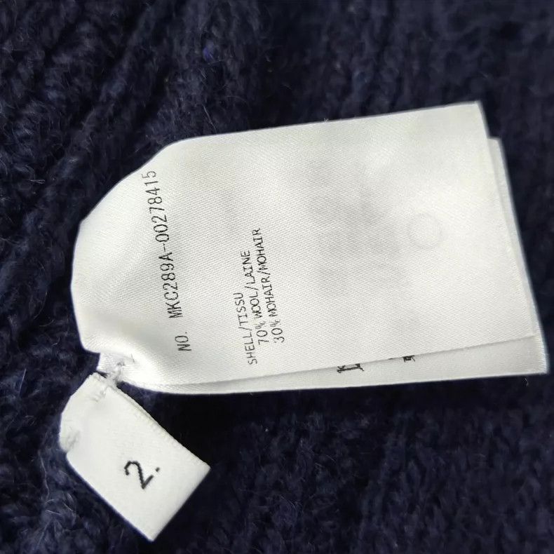 Thom Browne Thom Browne Navy Cable Knit Cardigan - dmc Size US M / EU 48-50 / 2 - 4 Thumbnail