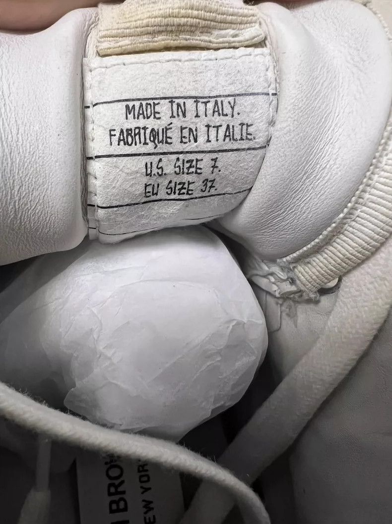 Thom Browne Thom Browne Women's White Leather Sneakers - dmc Size US 6 / EU 39 - 5 Thumbnail