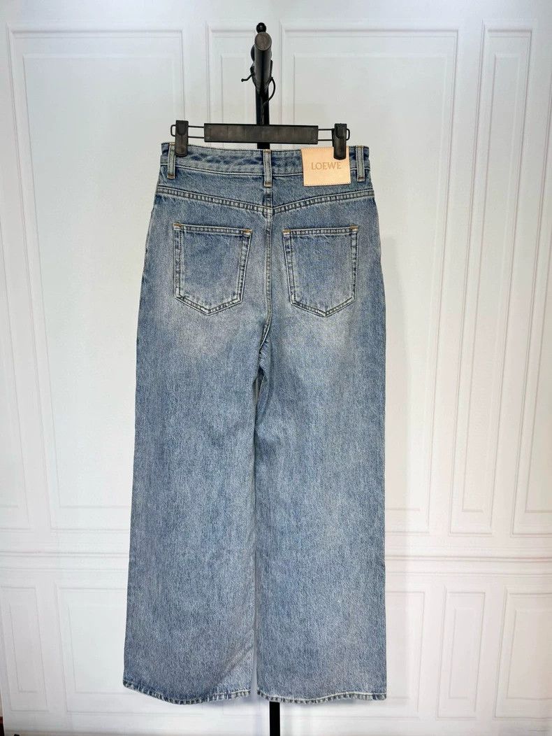 Loewe High-Waist Denim Jeans - dmc