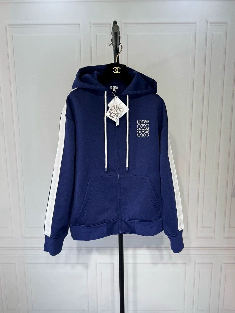 Loewe Loewe Blue Zip-Up Hoodie Jacket - dmc Size US S / EU 44-46 / 1 - 2 Thumbnail
