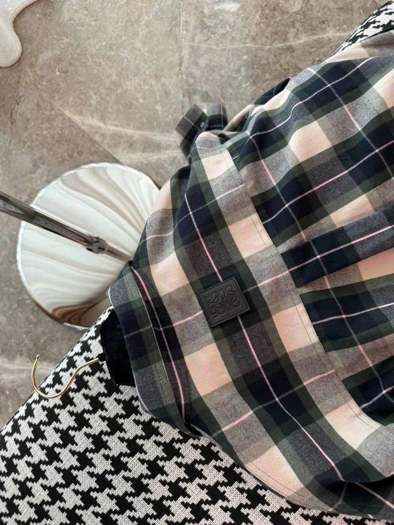 Loewe Loewe 25 Plaid Short-Sleeve Shirt - dmc Size US S / EU 44-46 / 1 - 8 Thumbnail
