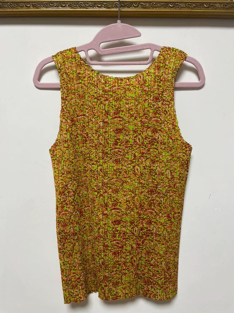 Issey Miyake ISSEY MIYAKE Pleats Please Elephant Tank Top - dmc Size US M / EU 48-50 / 2 - 2 Thumbnail