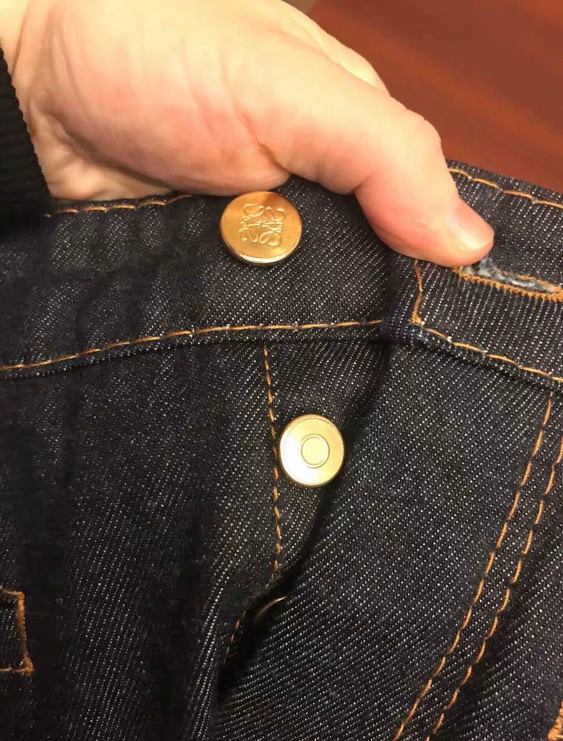 Loewe Vintage Loewe High-Waist Denim Jeans - dmc Size US 34 / EU 50 - 4 Thumbnail
