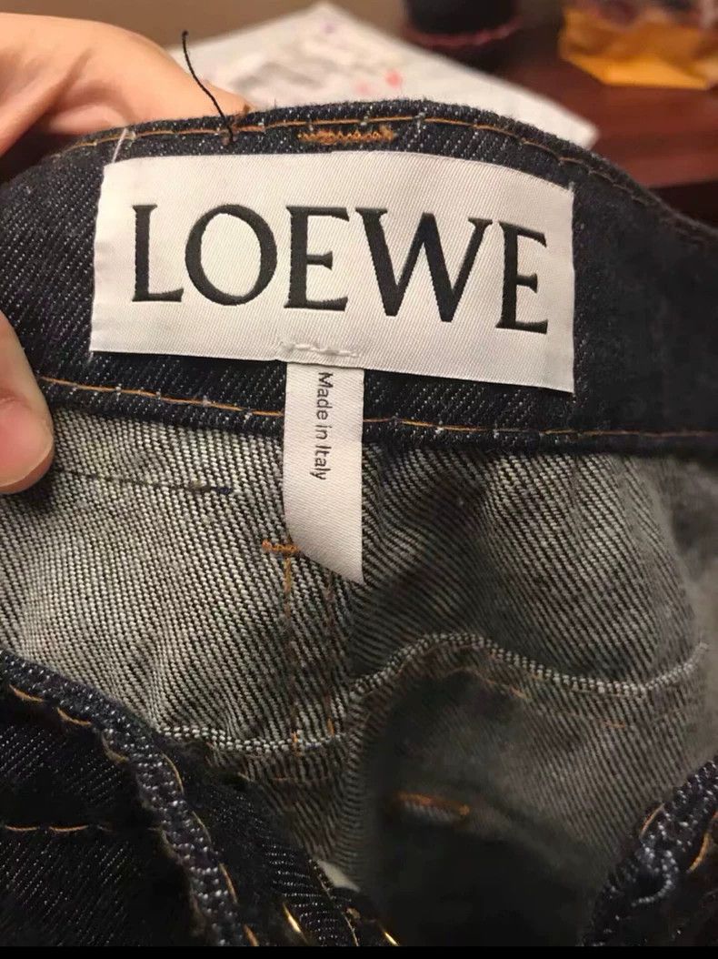 Loewe Vintage Loewe High-Waist Denim Jeans - dmc Size US 34 / EU 50 - 3 Thumbnail