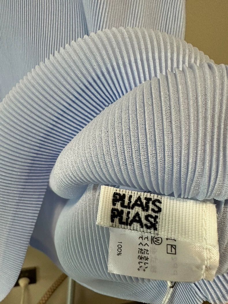 Issey Miyake Issey Miyake Pleats Please Light Blue Top - dmc Size US M / EU 48-50 / 2 - 3 Thumbnail