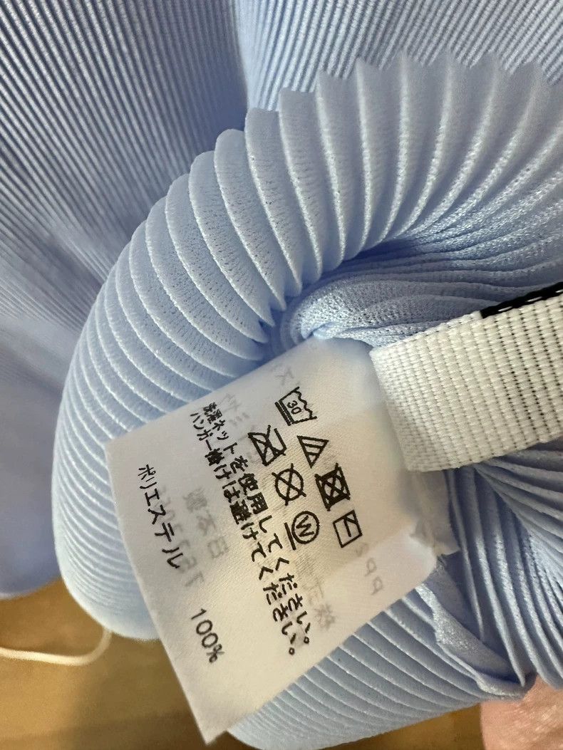 Issey Miyake Issey Miyake Pleats Please Light Blue Top - dmc Size US M / EU 48-50 / 2 - 4 Thumbnail