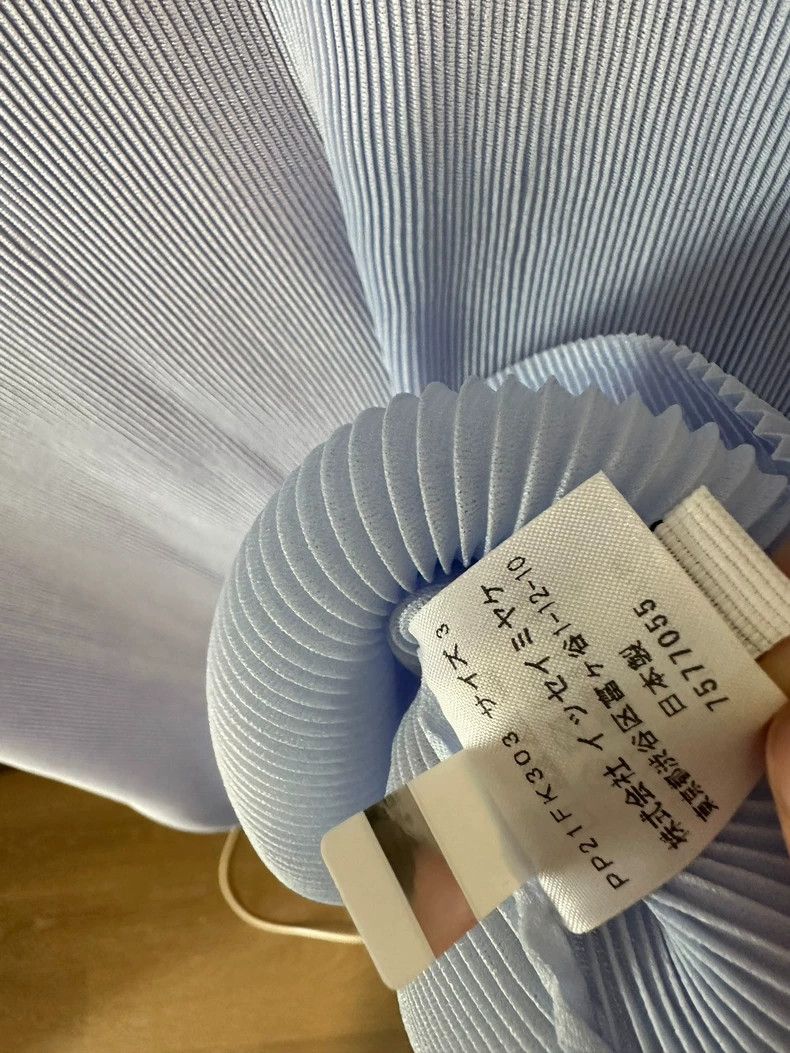 Issey Miyake Issey Miyake Pleats Please Light Blue Top - dmc Size US M / EU 48-50 / 2 - 5 Thumbnail
