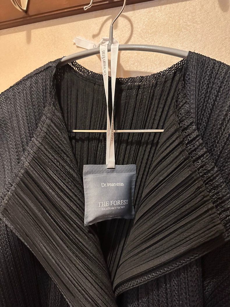Issey Miyake Issey Miyake Black Double-Layer Cardigan - dmc Size US M / EU 48-50 / 2 - 9 Thumbnail