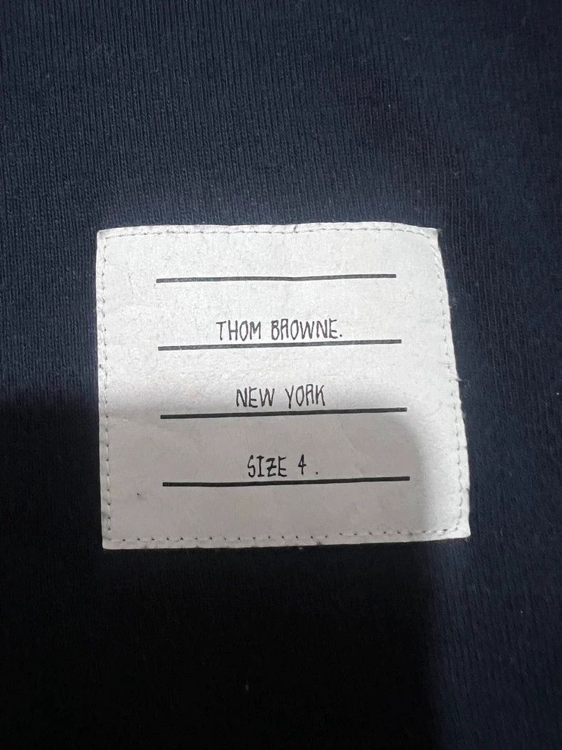 Thom Browne Thom Browne Navy Stripe Sweatshirt - dmc Size US L / EU 52-54 / 3 - 7 Thumbnail