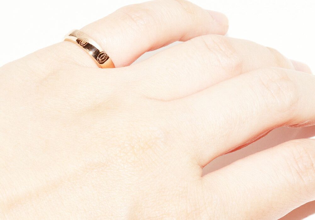 Cartier Cartier Cartier Happy Birthday Au750 Ring Size 8 Crocodile skin Ring B40511 DUTY FREE for USA Size ONE SIZE - 5 Thumbnail