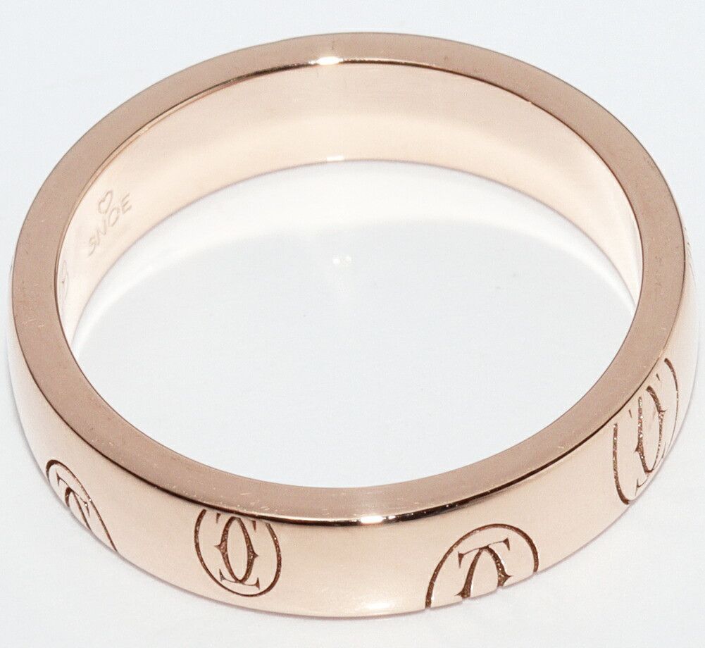 Cartier Cartier Cartier Happy Birthday Au750 Ring Size 8 Crocodile skin Ring B40511 DUTY FREE for USA Size ONE SIZE - 3 Thumbnail