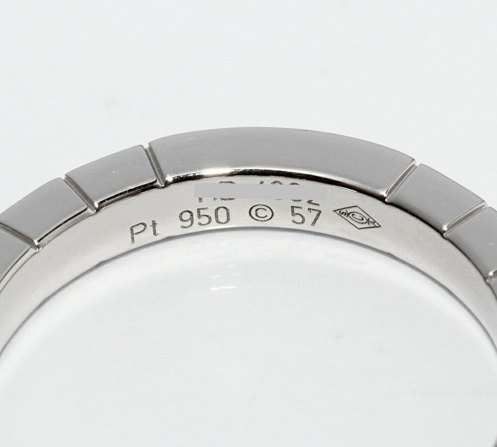 Cartier Cartier Cartier Lanieres Pt950 Ring Size 57 Metal Ring B40481 DUTY FREE for USA Size ONE SIZE - 4 Thumbnail