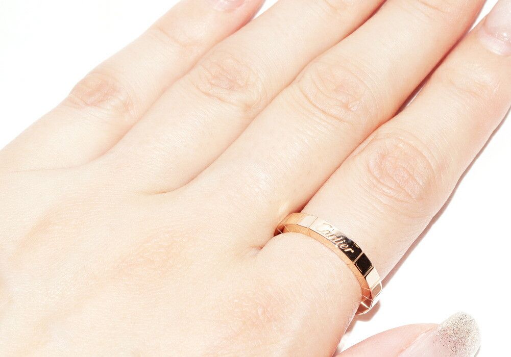 Cartier Cartier Cartier Lanieres Au750 Pink Gold Ring Size 53 Crocodile skin Ring B40483 DUTY FREE for USA Size ONE SIZE - 6 Thumbnail