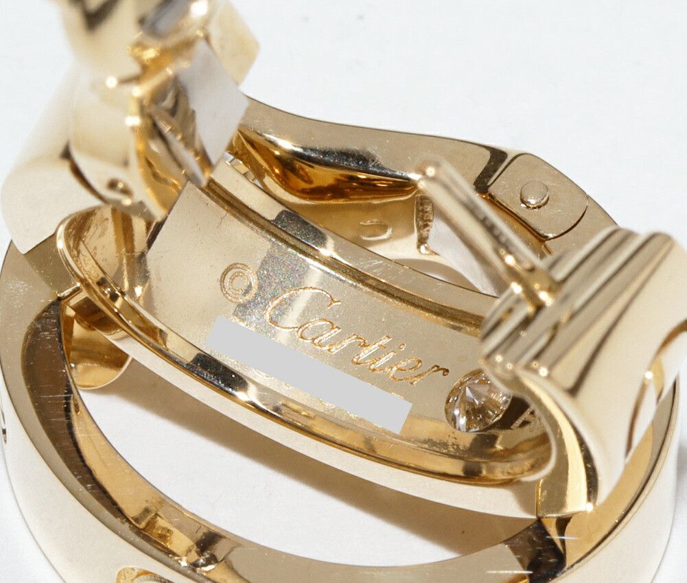 Cartier Cartier Cartier LOVE Au750 Earrings Crocodile skin Earrings B8022900 DUTY FREE for USA Size ONE SIZE - 5 Thumbnail