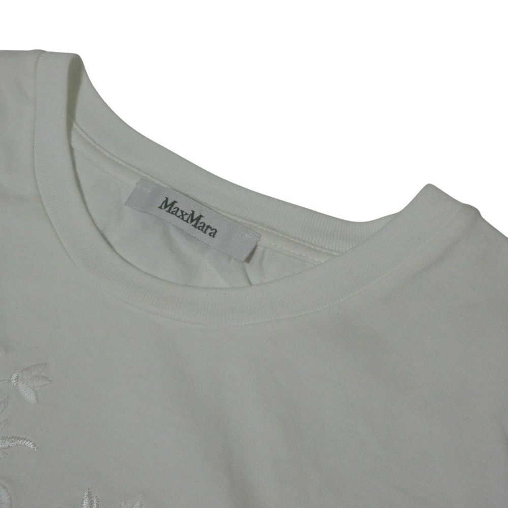 Max Mara MaxMara Max Mara SACHA EMBROIDERED T-shirt Cotton T-Shirts DUTY FREE for USA Size ONE SIZE - 6 Thumbnail