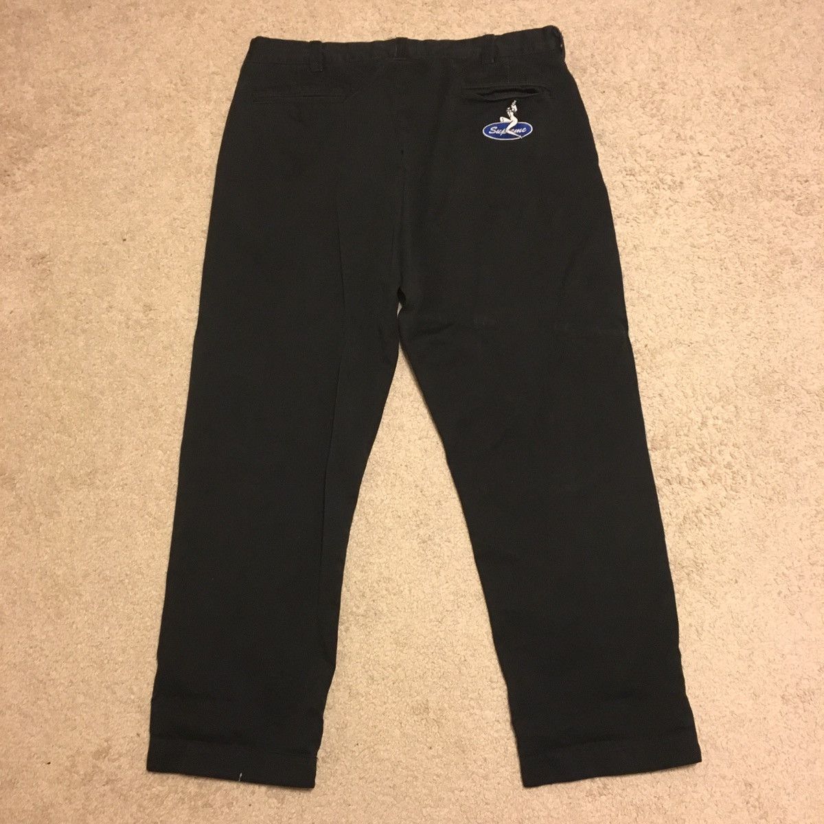 Supreme Supreme pin up chino pants black 36 | Grailed