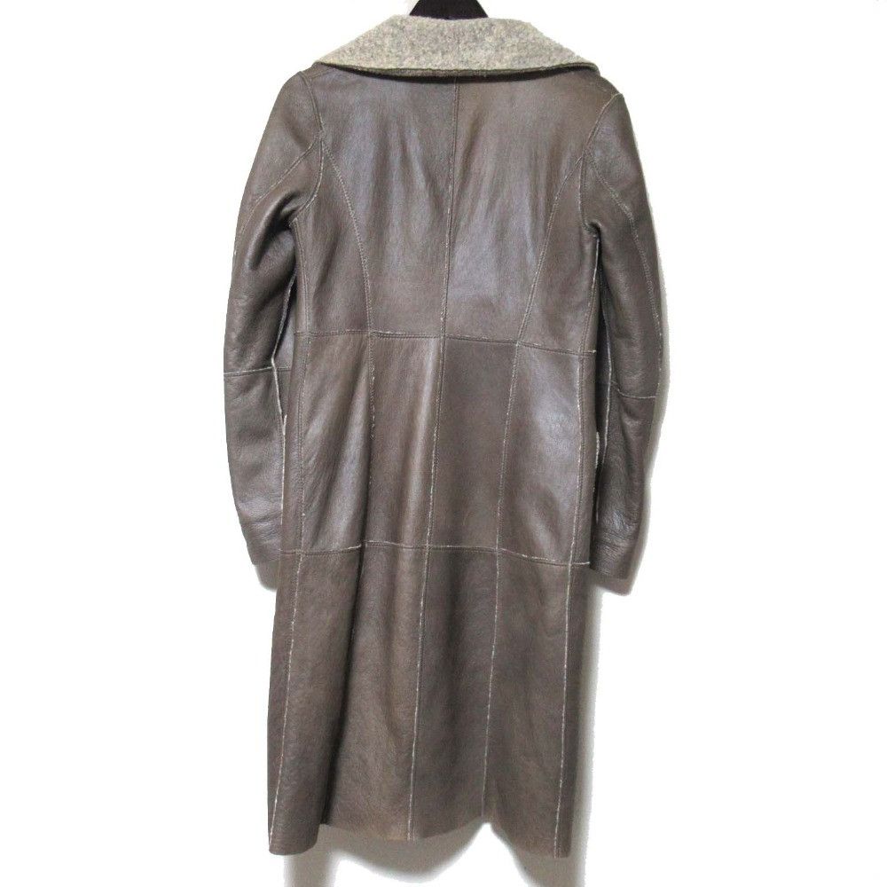 Other Other BORGO DEI BLU Shearling Reversible Coat Leather Outerwear DUTY FREE for USA Size ONE SIZE - 2 Thumbnail