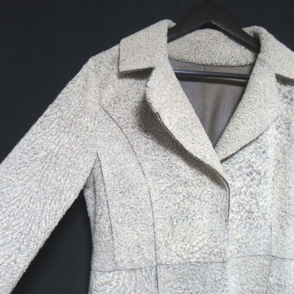 Other Other BORGO DEI BLU Shearling Reversible Coat Leather Outerwear DUTY FREE for USA Size ONE SIZE - 6 Thumbnail