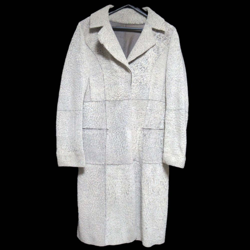 Other Other BORGO DEI BLU Shearling Reversible Coat Leather Outerwear DUTY FREE for USA Size ONE SIZE - 4 Thumbnail