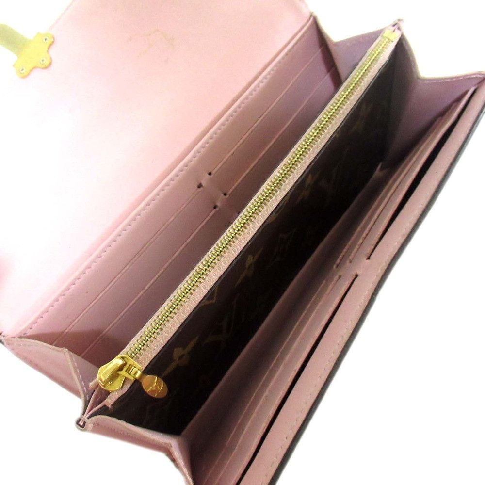 Louis Vuitton Louis Vuitton Louis Vuitton Monogram Portefeuille Cherrywood Long Wallet Canvas Long Wallet M61719 DUTY FREE for USA Size ONE SIZE - 8 Thumbnail