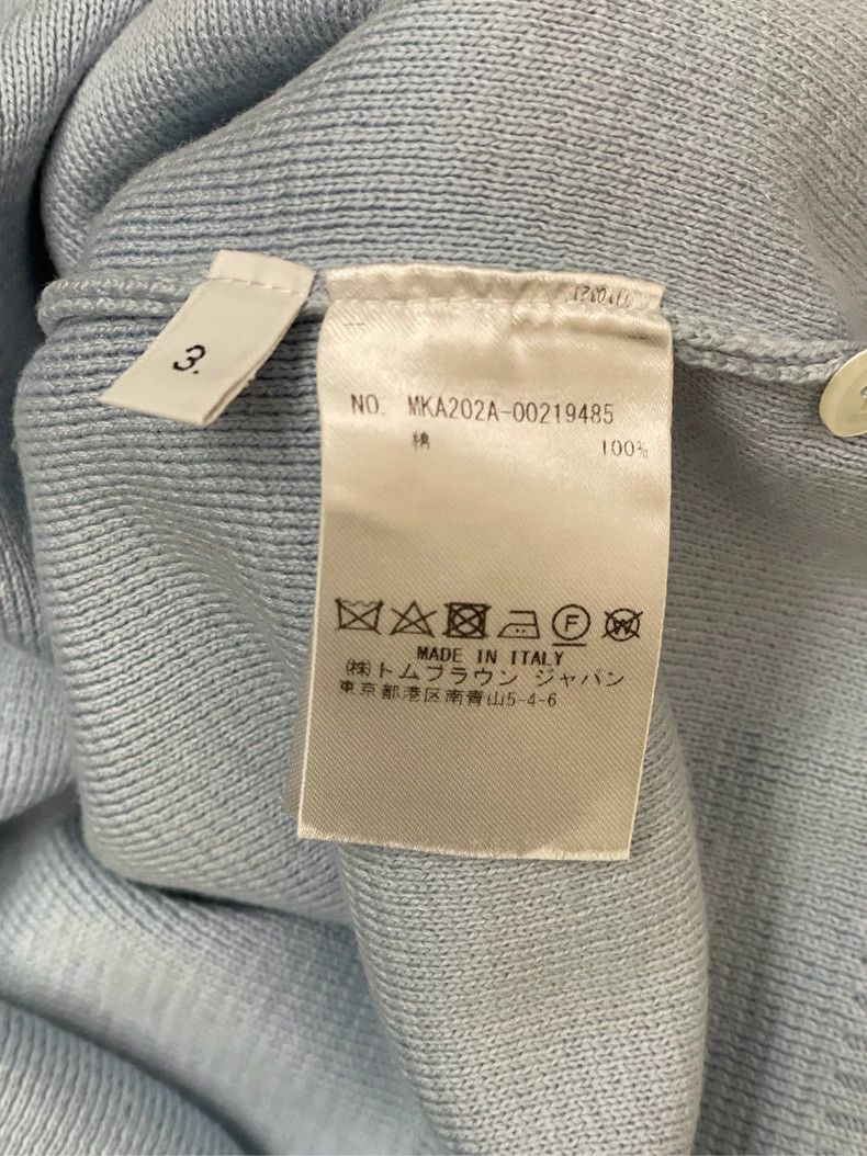 Thom Browne Thom Browne Baby Blue Stripe Sweater - dmc Size US M / EU 48-50 / 2 - 5 Thumbnail