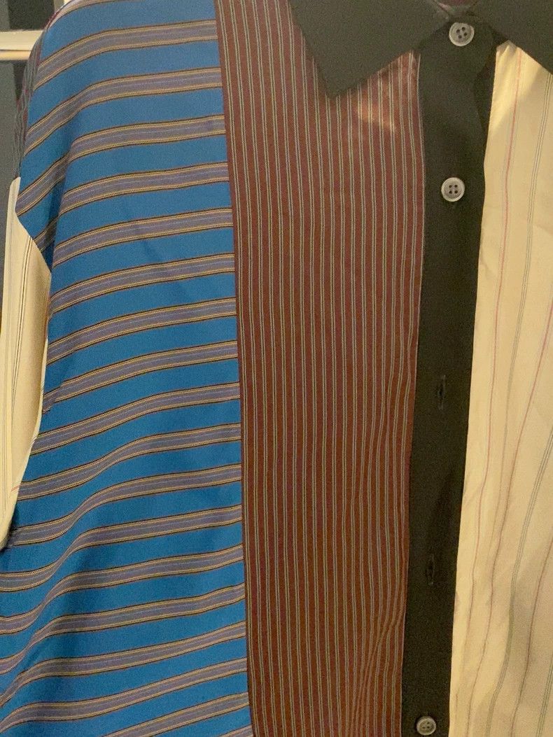 Loewe LOEWE Striped Silk Button-Up Shirt - dmc Size US M / EU 48-50 / 2 - 3 Thumbnail