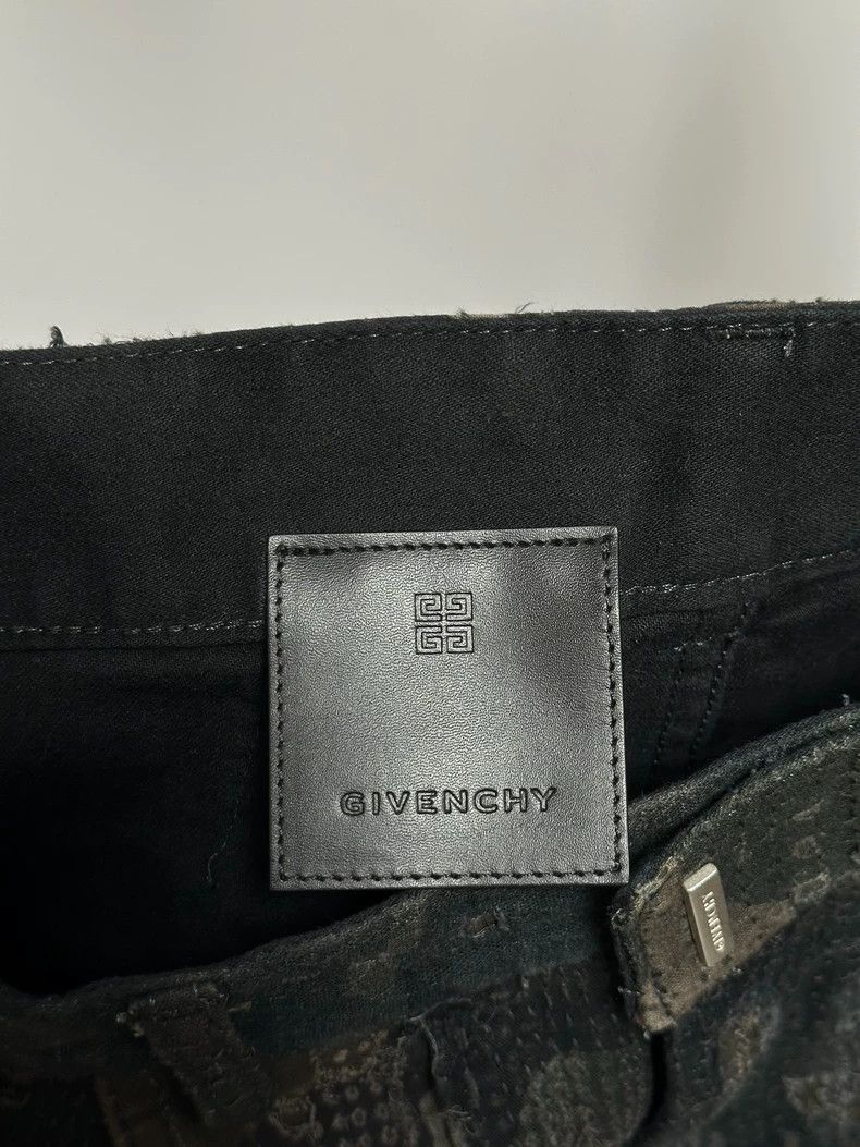 Givenchy Givenchy Black Green Distressed Denim Jeans - dmc Size US 32 / EU 48 - 5 Thumbnail
