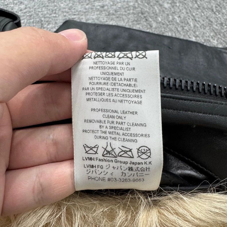 Givenchy Givenchy Leather Fur Trim Jacket - dmc Size US L / EU 52-54 / 3 - 4 Thumbnail