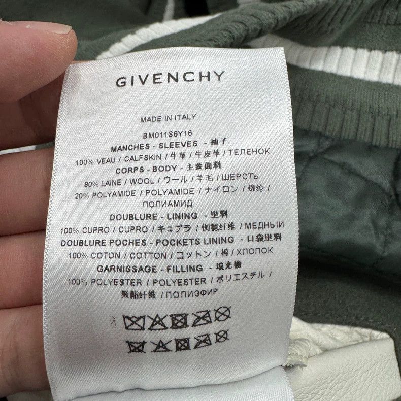 Givenchy Givenchy Wool Leather Varsity Jacket - dmc Size US XL / EU 56 / 4 - 3 Thumbnail