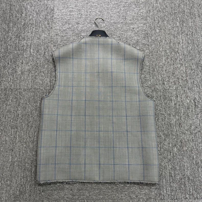 Givenchy Givenchy Checked Space Cotton Vest - dmc Size US L / EU 52-54 / 3 - 6 Thumbnail