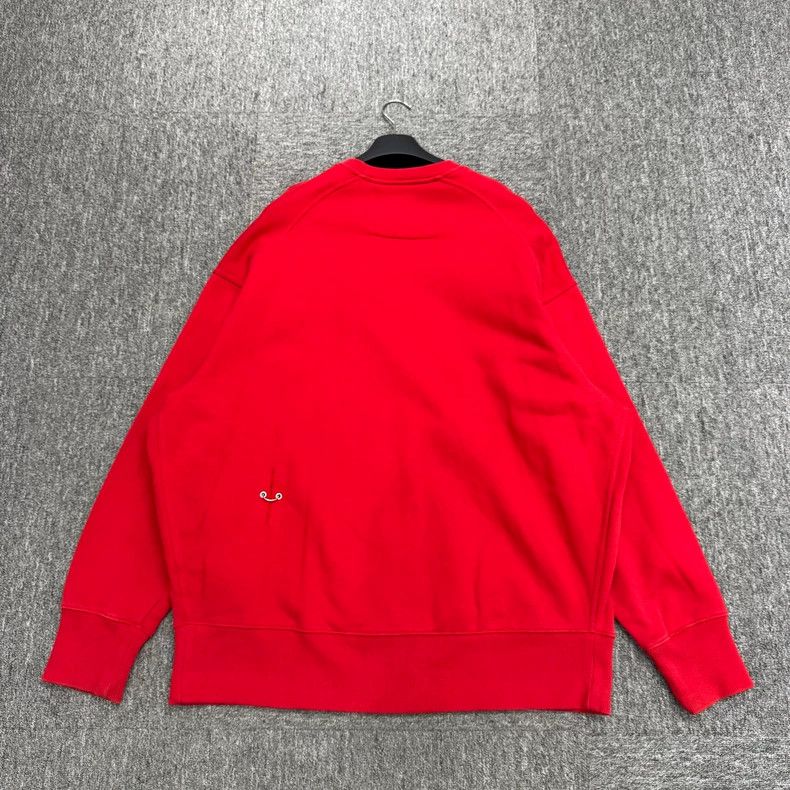 Givenchy Givenchy Red Distressed Iron Ring Sweatshirt - dmc Size US L / EU 52-54 / 3 - 6 Thumbnail
