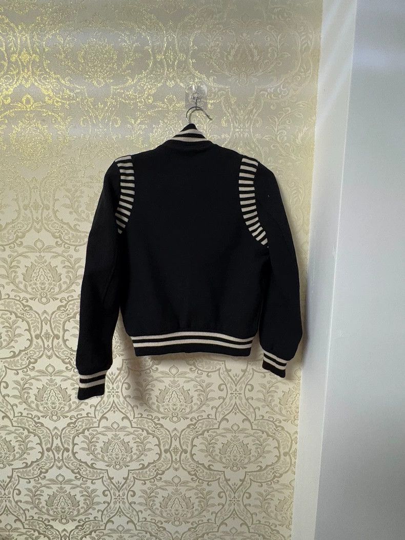 Saint Laurent Paris Saint Laurent Zebra Print Wool Bomber Jacket - dmc Size US M / EU 48-50 / 2 - 2 Thumbnail