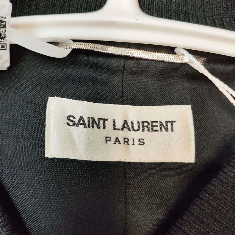 Saint Laurent Paris YSL Cotton Bomber Jacket - dmc Size US L / EU 52-54 / 3 - 4 Thumbnail