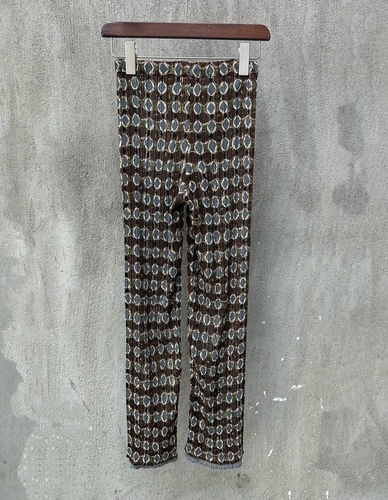 Issey Miyake Issey Miyake Blue Grey Dot Pleated Pants - dmc Size US 28 / EU 44 - 2 Thumbnail