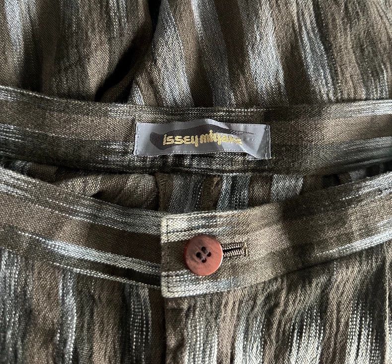 Issey Miyake Issey Miyake 1980s Hand-Dyed Striped Pants - dmc Size US 26 / EU 42 - 2 Thumbnail