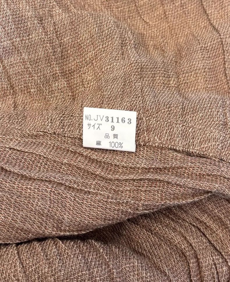 Issey Miyake 1980s Issey Miyake Linen Pleated Jacket - dmc Size US M / EU 48-50 / 2 - 4 Thumbnail