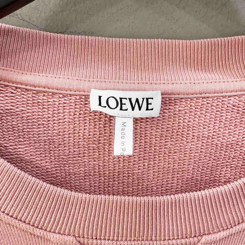Loewe Loewe Cropped Embroidered Logo Sweatshirt - dmc Size US XS / EU 42 / 0 - 3 Thumbnail