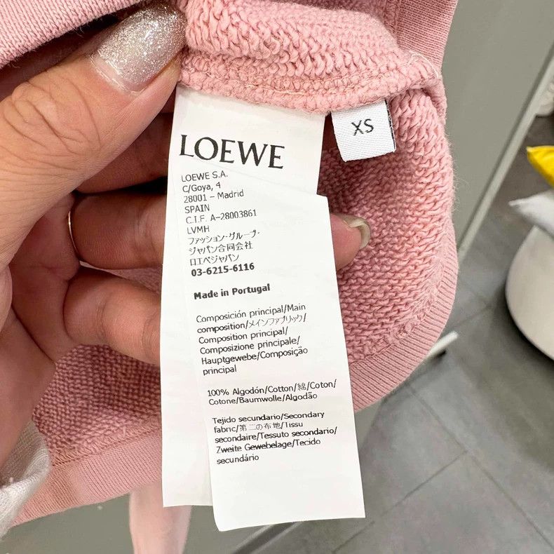 Loewe Loewe Cropped Embroidered Logo Sweatshirt - dmc Size US XS / EU 42 / 0 - 4 Thumbnail
