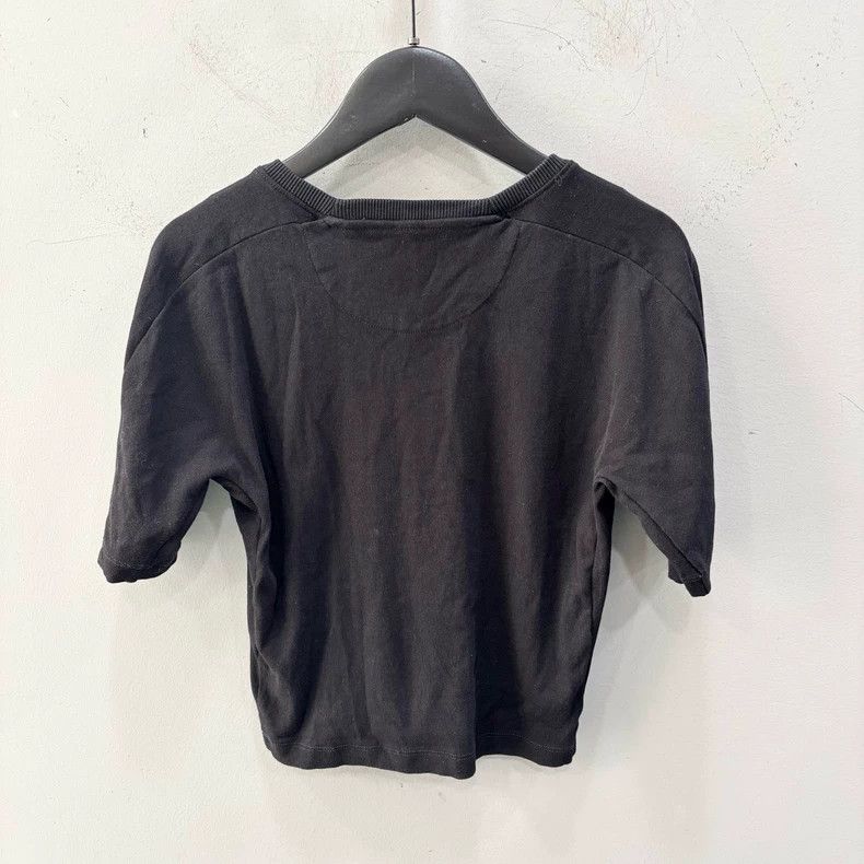 Loewe Loewe Embroidered Logo Black Short-Sleeve Tee - dmc Size US M / EU 48-50 / 2 - 2 Thumbnail