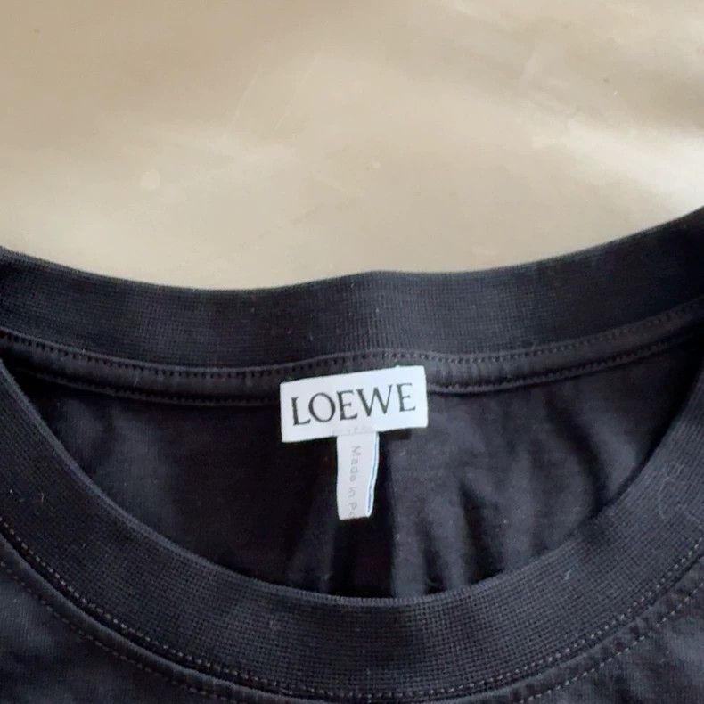 Loewe Loewe Color Embroidered Logo Black Short-sleeve - dmc Size US L / EU 52-54 / 3 - 2 Thumbnail