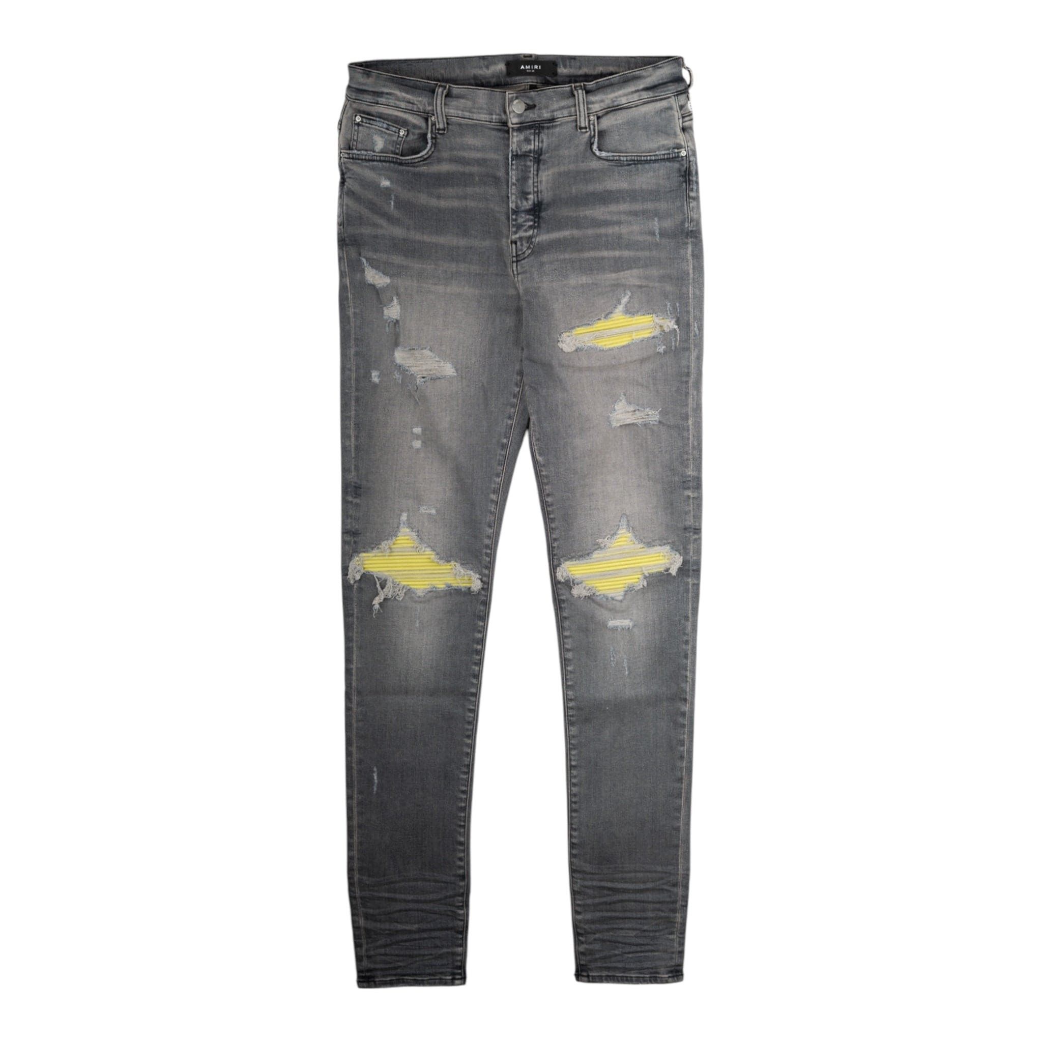 Amiri Mx 1 Jeans Grey | Grailed