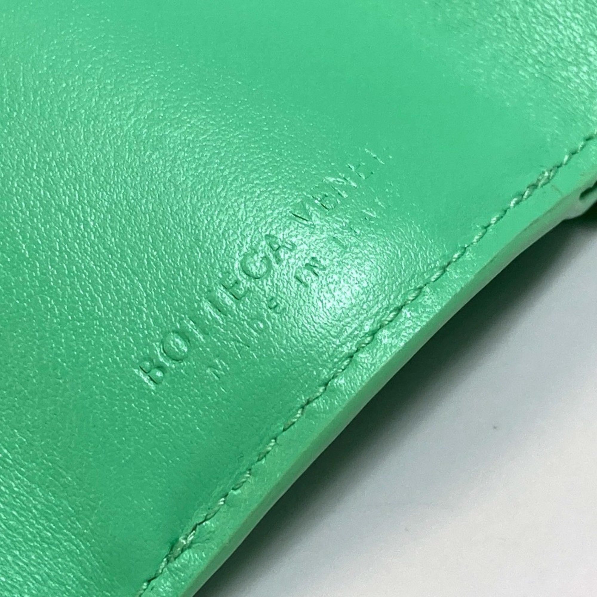 Bottega Veneta BOTTEGA VENETA 667036 Intrecciato Tiny Tri-fold Wallet in Calf Leather, Green Size ONE SIZE - 7 Thumbnail
