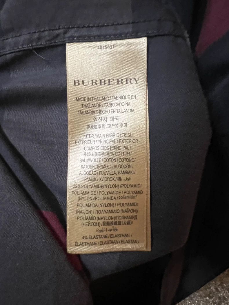 Burberry Burberry Men's Check Long Sleeve Shirt-yf Size US XXL / EU 58 / 5 - 6 Thumbnail