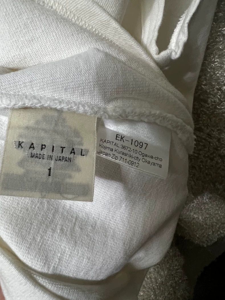 Kapital Kapital Smiley Face Short Sleeve T-Shirt-yf Size US L / EU 52-54 / 3 - 6 Thumbnail