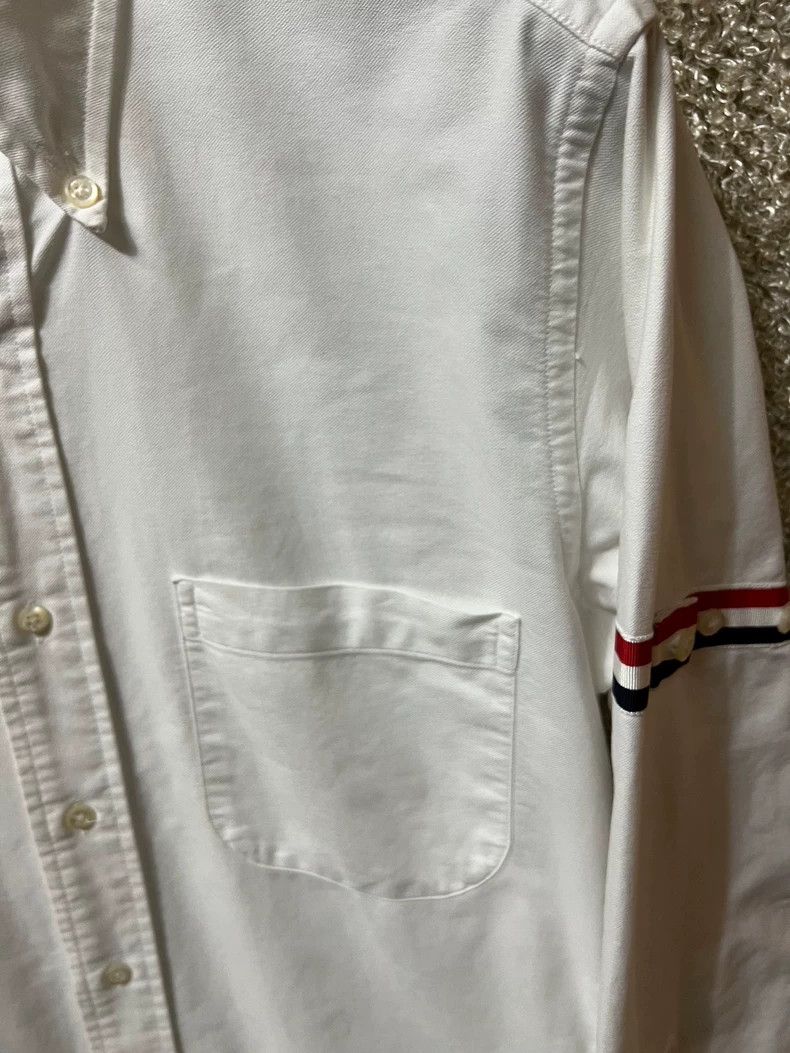 Thom Browne Thom Browne Men's White Casual Shirt-yf Size US M / EU 48-50 / 2 - 3 Thumbnail