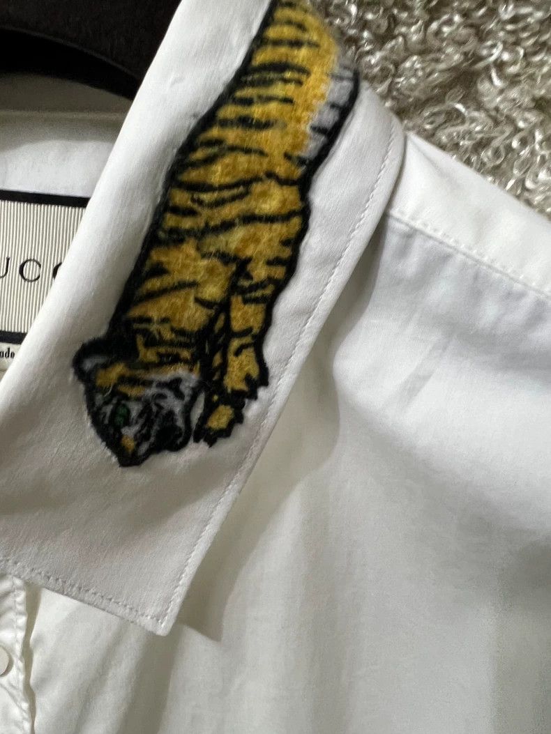 Gucci Gucci Men's Casual Long Sleeve Shirt-yf Size US L / EU 52-54 / 3 - 3 Thumbnail