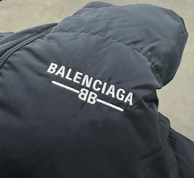 Balenciaga Balenciaga Embroidered BB Letter Cotton Coat-yf Size US M / EU 48-50 / 2 - 5 Thumbnail