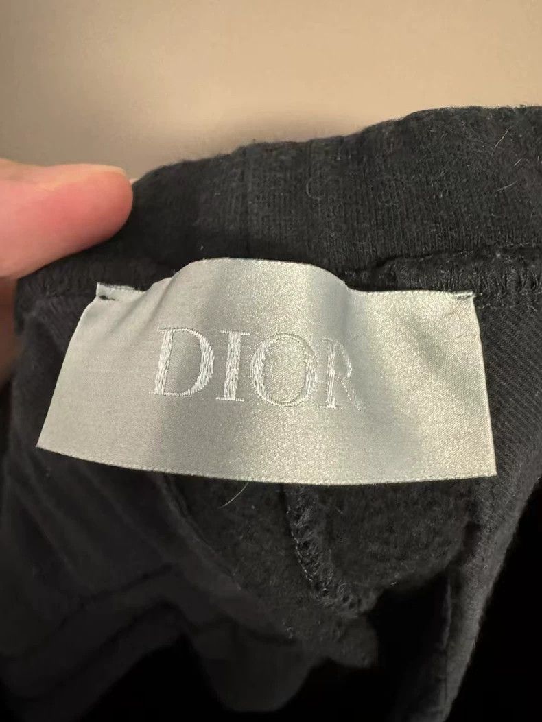 Dior Dior Black Wool Logo Back Pants-yf Size US 36 / EU 52 - 3 Thumbnail