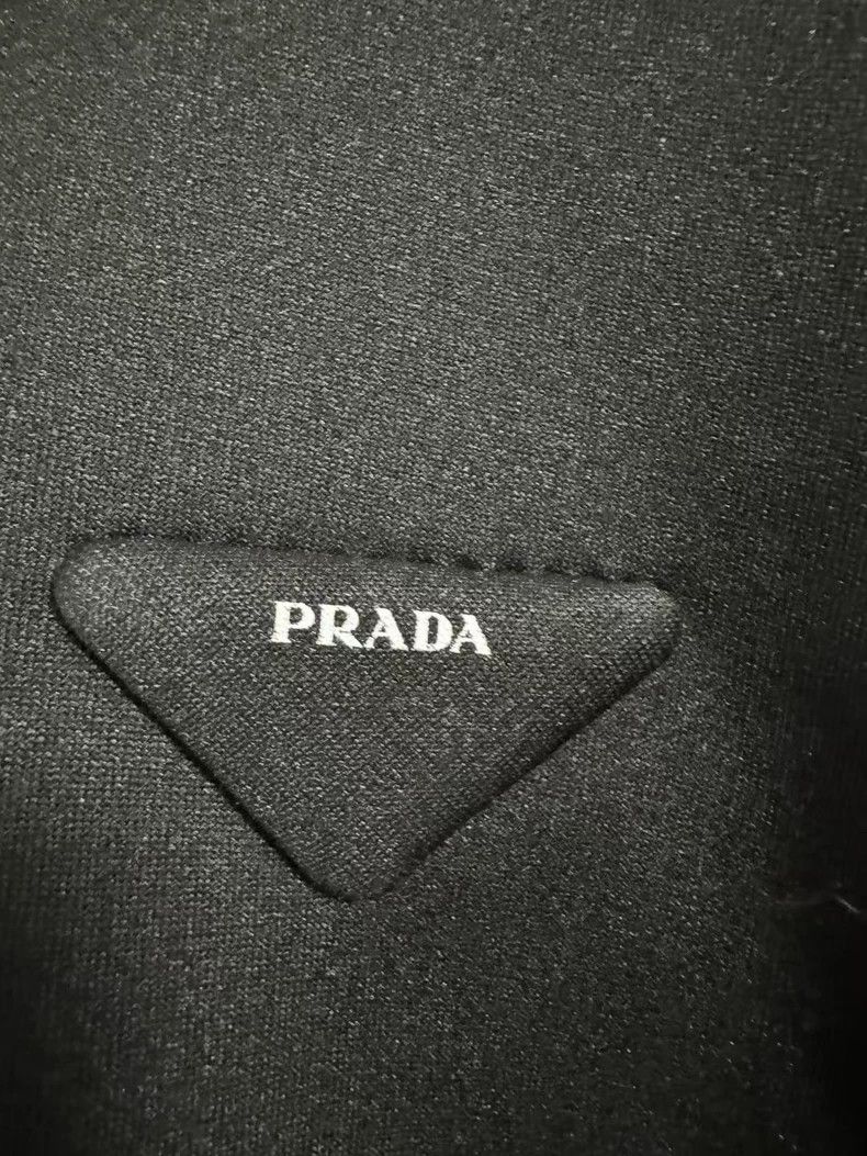 Prada Prada Triangle Logo Cropped Hoodie-yf Size US XS / EU 42 / 0 - 6 Thumbnail